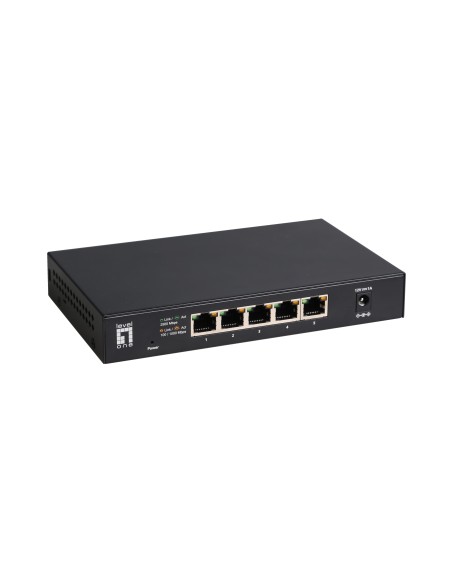 LevelOne GEU-0525 switch di rete Non gestito 2.5G Ethernet (100 1000 2500) Nero