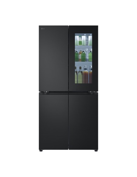 LG InstaView GMV860EPDE Frigorifero Multidoor Slim, Classe E, 530L, Wi-Fi, Linear Cooling, Essence Matte Black