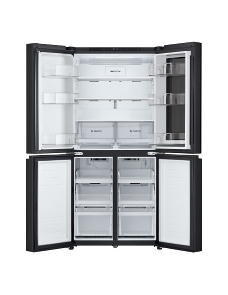 LG InstaView GMV860EPDE Frigorifero Multidoor Slim, Classe E, 530L, Wi-Fi, Linear Cooling, Essence Matte Black