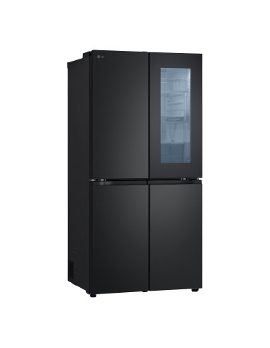 LG InstaView GMV860EPDE Frigorifero Multidoor Slim, Classe E, 530L, Wi-Fi, Linear Cooling, Essence Matte Black