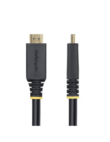 StarTech.com Cavo HDMI attivo ad alta velocità da 15m, 4K 60Hz 1440p 144Hz, HDR10 HDCP 2.2 ARC, 18Gbps, cavo UHD HDMI 2.0 per