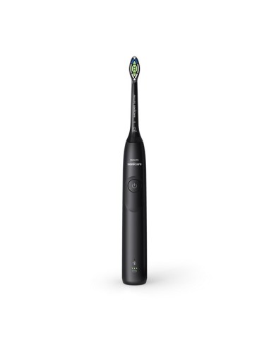 Philips Sonicare Spazzolino elettrico sonico con base di ricarica, 2 livelli intensità, sensore di pressione colore nero