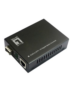 LevelOne GVT-2051 convertitore multimediale di rete 10000 Mbit s Nero 2