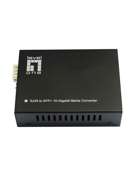 LevelOne GVT-2051 convertitore multimediale di rete 10000 Mbit s Nero