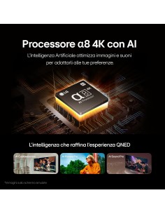 LG QNED AI 86'' Serie QNED86 86QNED86T6A, TV 4K, 4 HDMI, SMART TV 2024 2