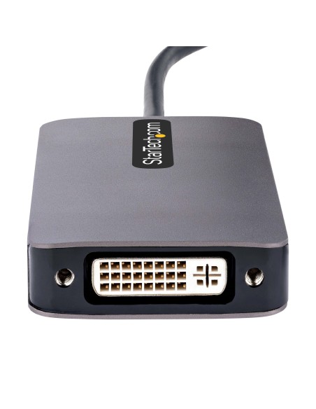StarTech.com Adattattore USB C a HDMI DVI o VGA, Adattatore video multiporta fino a 4K 60Hz, Compatibile con Thunderbolt 3 e 4,