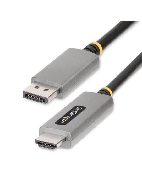StarTech.com Cavo adattatore DisplayPort HDMI da 2 m, 8K 60Hz, 4K 144Hz, HDR10, Convertitore video attivo da DisplayPort 1.4 a