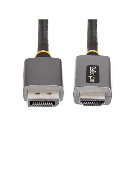 StarTech.com Cavo adattatore DisplayPort HDMI da 2 m, 8K 60Hz, 4K 144Hz, HDR10, Convertitore video attivo da DisplayPort 1.4 a