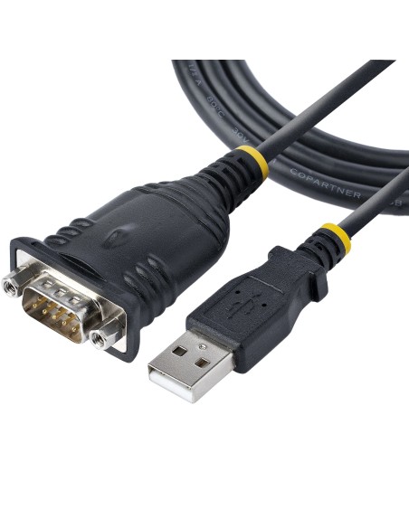 StarTech.com Cavo Adattatore USB a Seriale 1 m - Convertitore da USB a Seriale con Porta COM, Cavo USB Seriale RS232 DB9
