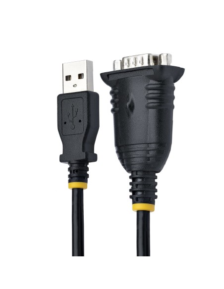 StarTech.com Cavo Adattatore USB a Seriale 1 m - Convertitore da USB a Seriale con Porta COM, Cavo USB Seriale RS232 DB9