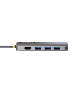 StarTech.com Adattatore Multiporta USB-C HDMI 4K 60Hz, Hub USB-A 5Gbps a 3 Porte , Adattatore USB-C a HDMI con PD 100W 2