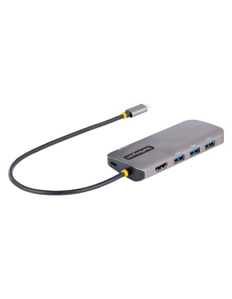 StarTech.com Adattatore USB C Multiporta, Video HDMI 4K 60Hz, Hub USB 3.2 a 3 porte USB-A 5Gbps , 100W Power Delivery