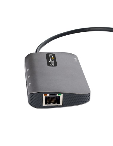 StarTech.com Adattatore USB C Multiporta, Video HDMI 4K 60Hz, Hub USB 3.2 a 3 porte USB-A 5Gbps , 100W Power Delivery