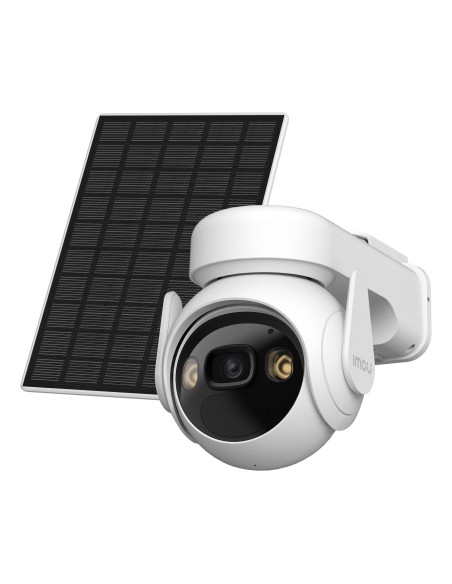 Imou Cell PT Lite Kit - Telecamera da Esterno a batteria con risoluzione 2K (3MP), Rilevamento Movimento Umano, Visione