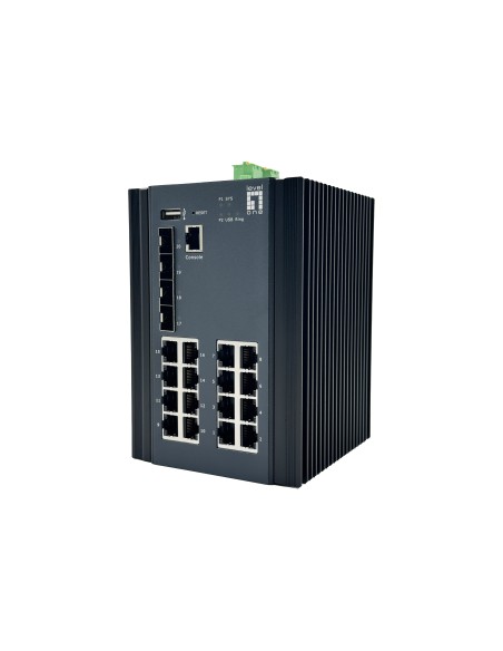 LevelOne IGU-2071 switch di rete Gestito L2+ Gigabit Ethernet (10 100 1000) Nero