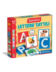 Clementoni Sapientino Montessori - Lettere Tattili