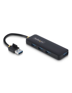 StarTech.com Hub USB-A a 4 porte, 5 Gbps, alimentato via bus, mini hub USB da viaggio portatile, splitter USB 3.0 multiporta,