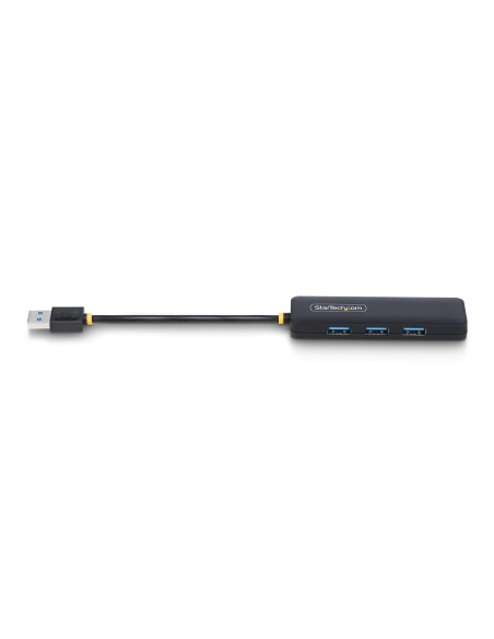 StarTech.com Hub USB-A a 4 porte, 5 Gbps, alimentato via bus, mini hub USB da viaggio portatile, splitter USB 3.0 multiporta,