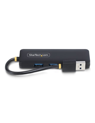 StarTech.com Hub USB-A a 4 porte, 5 Gbps, alimentato via bus, mini hub USB da viaggio portatile, splitter USB 3.0 multiporta,
