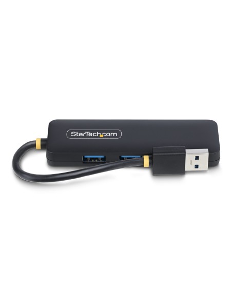 StarTech.com Hub USB-A a 4 porte, 5 Gbps, alimentato via bus, mini hub USB da viaggio portatile, splitter USB 3.0 multiporta,