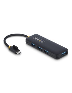 StarTech.com Hub USB-C a 4 porte, 5 Gbps, alimentato via bus, mini hub USB da viaggio portatile, splitter USB 3.0 multiporta,