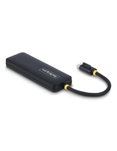 StarTech.com Hub USB-C a 4 porte, 5 Gbps, alimentato via bus, mini hub USB da viaggio portatile, splitter USB 3.0 multiporta,