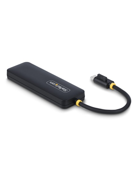 StarTech.com Hub USB-C a 4 porte, 5 Gbps, alimentato via bus, mini hub USB da viaggio portatile, splitter USB 3.0 multiporta,