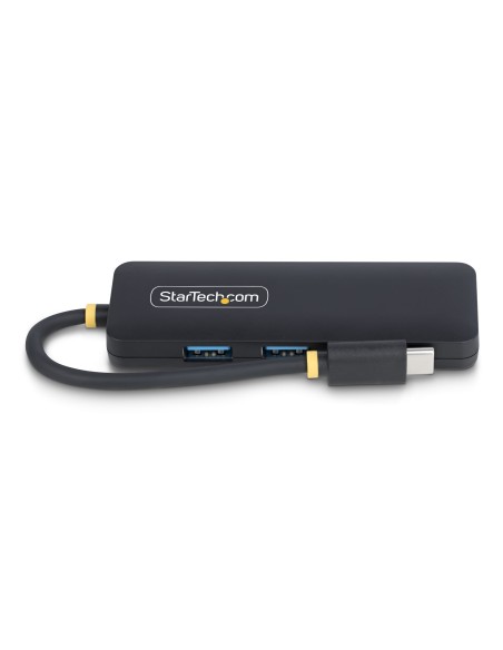 StarTech.com Hub USB-C a 4 porte, 5 Gbps, alimentato via bus, mini hub USB da viaggio portatile, splitter USB 3.0 multiporta,