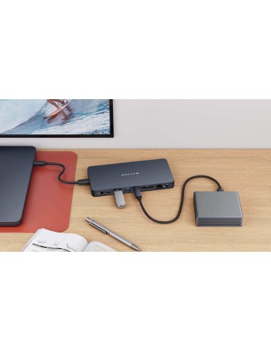 Targus HyperDrive Next Cablato USB 3.2 Gen 2 (3.1 Gen 2) Type-C Blu