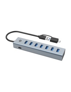 Conceptronic HUBBIES21G hub di interfaccia USB 3.2 Gen 1 (3.1 Gen 1) Type-A 5000 Mbit s Grigio 2