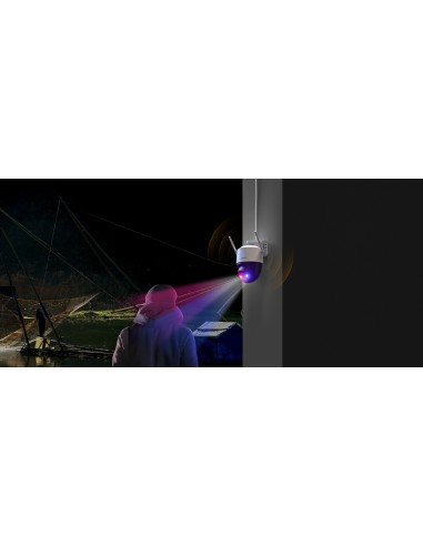 Imou Cruiser SC 4G 2K (3MP) - Telecamera 4G da esterno Motorizzata 360° - Visione Notturna a Colori, IP66, Tracciamento