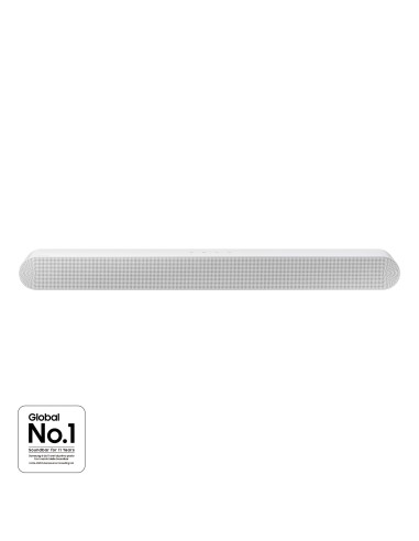 Samsung Soundbar HW-S61D ZF Serie S, 7 Speaker, Wireless Dolby Atmos, Audio a 5.0 Canali, Q-Simphony, White 2024