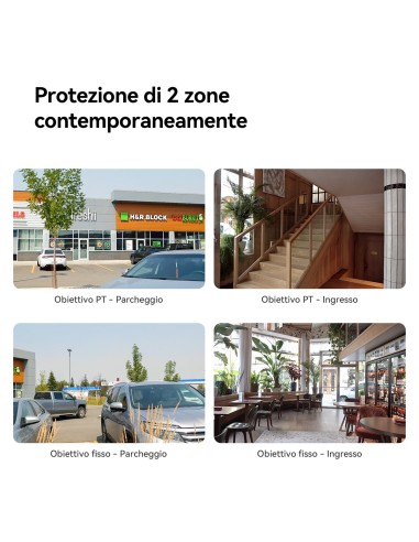 Imou Crusier DUAL 10MP (5MP+5MP) Telecamera Wi-Fi Esterno Doppio Obiettivo, 360°PTZ Videocamera Sorveglianza Esterno con