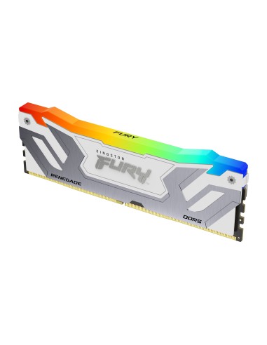 Kingston Technology FURY 24GB 8400MT s DDR5 CL40 CUDIMM Renegade RGB Bianco XMP