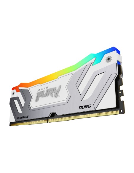 Kingston Technology FURY 24GB 8400MT s DDR5 CL40 CUDIMM Renegade RGB Bianco XMP