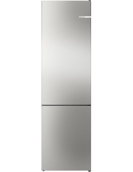 Bosch Serie 4 KGN392I1F , Frigorifero combinato da libera installazione, 203 x 60 cm, Acciaio spazzolato anti-impronta Classe A
