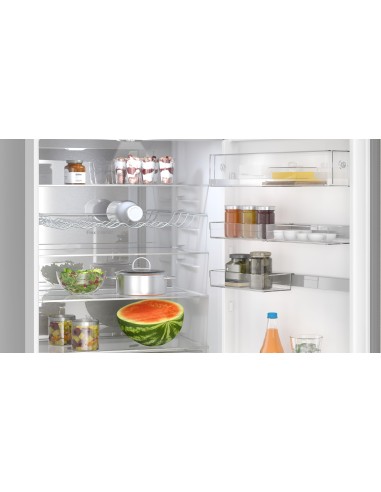 Bosch Serie 6 KGN494ICF , Frigorifero combinato da libera installazione, 203 x 70 cm, Acciaio spazzolato anti-impronta Classe C