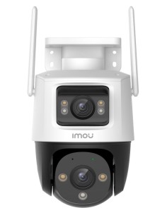 Imou Crusier DUAL 6MP (3MP+3MP) Telecamera Wi-Fi Esterno Doppio Obiettivo, 360°PTZ Videocamera Sorveglianza Esterno con Visione