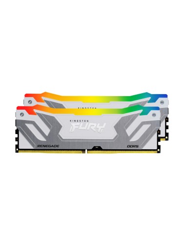 Kingston Technology FURY 48GB 8400MT s DDR5 CL40 CUDIMM (Kit da 2) Renegade RGB Bianco XMP