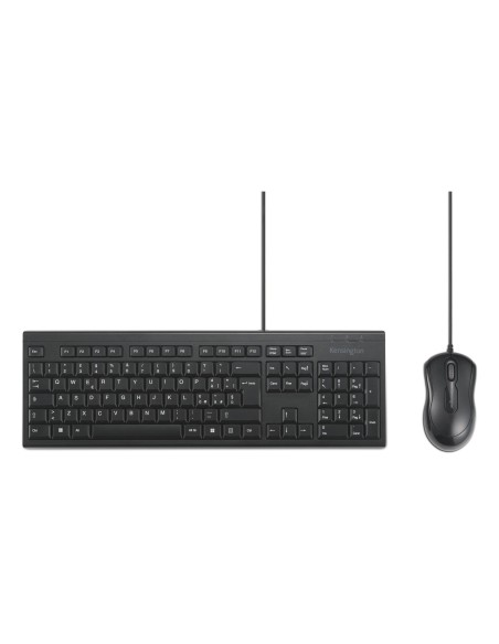 Kensington KM100 EQ tastiera Mouse incluso Ufficio USB QWERTY Italiano Nero