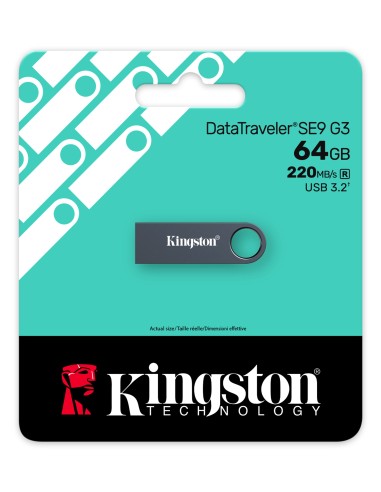Kingston Technology DataTraveler 64GB SE9 G3 - Nichel scuro