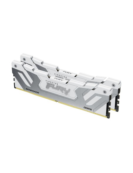 Kingston Technology FURY 48GB 8400MT s DDR5 CL40 CUDIMM (Kit da 2) Renegade White XMP