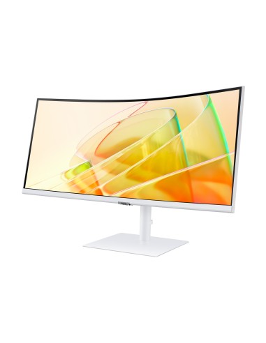Samsung S65TC Monitor PC 86,4 cm (34") 3440 x 1440 Pixel UltraWide Quad HD LED Bianco