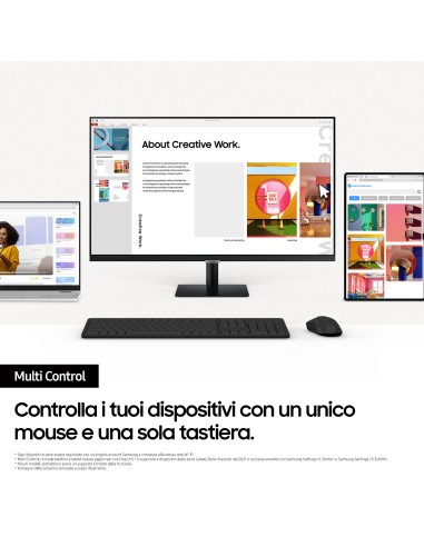 Samsung Smart Monitor M7 - M70D da 32'' UHD Flat