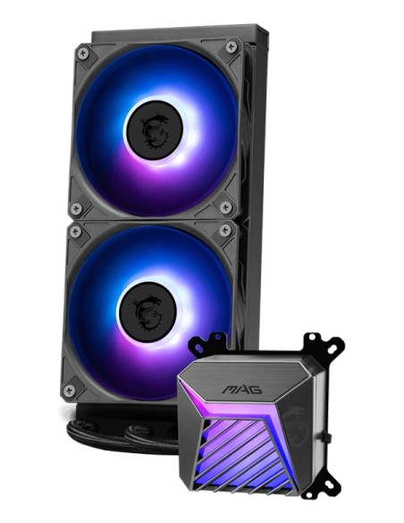 MSI MAG CORELIQUID A15 240 Scheda madre, Processore Raffreddatore di liquidi tutto in uno 12 cm Nero 1 pz MSI MAG CORELIQUID A15 240 Scheda madre, Processore Raffreddatore di liquidi tutto in uno 12 cm Nero 1 pz
