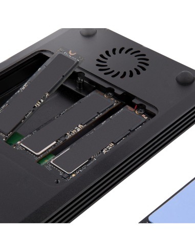 StarTech.com M2E4BTB3 contenitore di unità di archiviazione Box esterno SSD Nero M.2