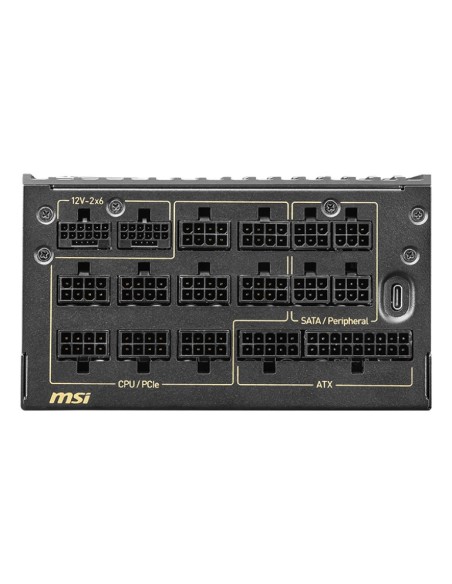 MSI MEG Ai1600T PCIE5 alimentatore per computer 1600 W 24-pin ATX ATX Nero