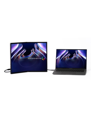 ASUS ZenScreen Fold OLED MQ17QH Monitor PC 43,9 cm (17.3") 2560 x 1920 Pixel Quad HD Argento