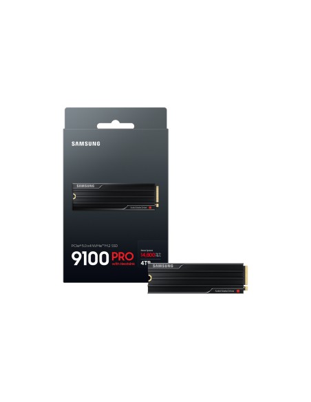 Samsung 9100 PRO Heatsink PCIe® 5.0 NVMe™ M.2 SSD - 4 TB