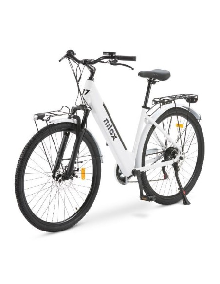 Nilox NXEBJ7WH bicicletta elettrica Bianco Alluminio 71,1 cm (28") 27,5 kg Litio